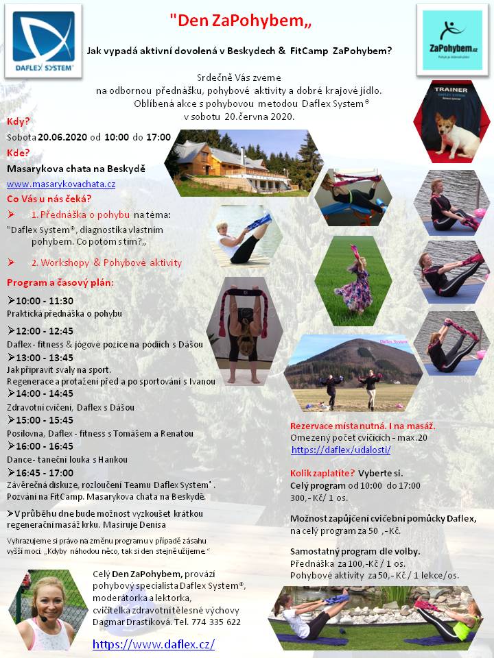 VZPOMÍNKA na akci - Masarykova chata, Den ZaPohybem 2020